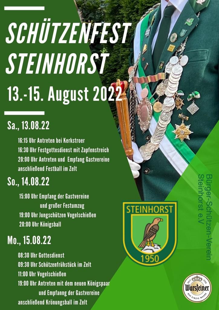 Schützenfest Steinhorst 2022 Schützenfest Steinhorst 2022